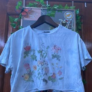 Forever 21 tie dye crop top